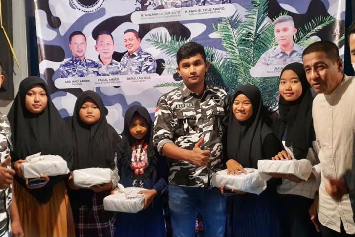 Momentum Ramadhan, DPD Bapera Sabang santuni anak yatim