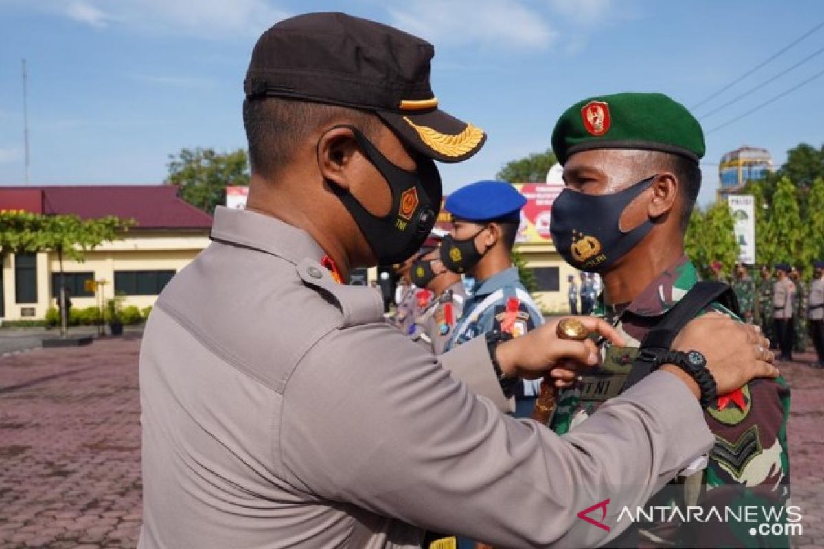 Kapolres Tanjungbalai pimpin apel gelar pasukan Operasi Ketupat Toba 2021