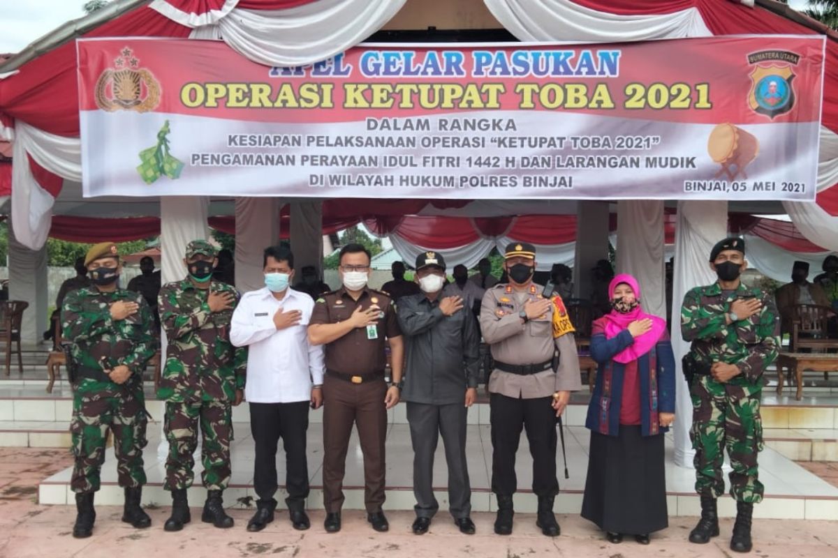 Wali Kota Binjai pimpin apel gelar pasukan Operasi Ketupat 2021