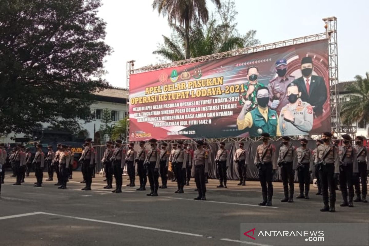 1.500 personel di kota Bandung mulai disebar ke pos penyekatan mudik