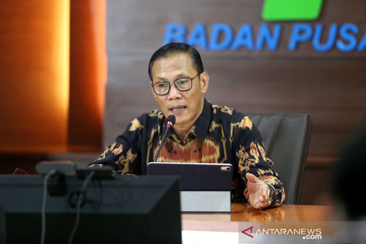 BPS catat ekonomi triwulan I-2021 terkontraksi 0,74 persen