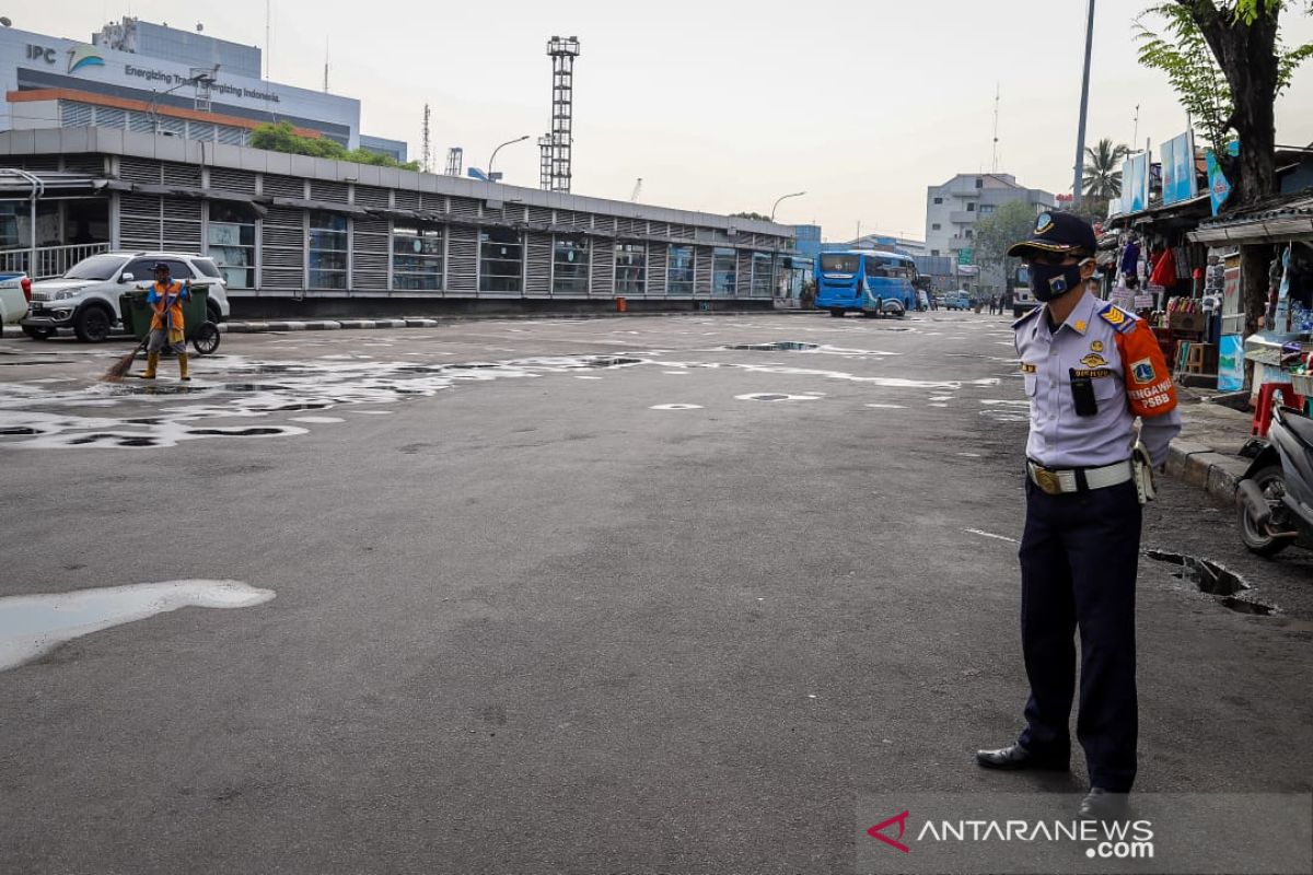 Larangan mudik, Terminal Tanjung Priok hanya hentikan bus AKAP