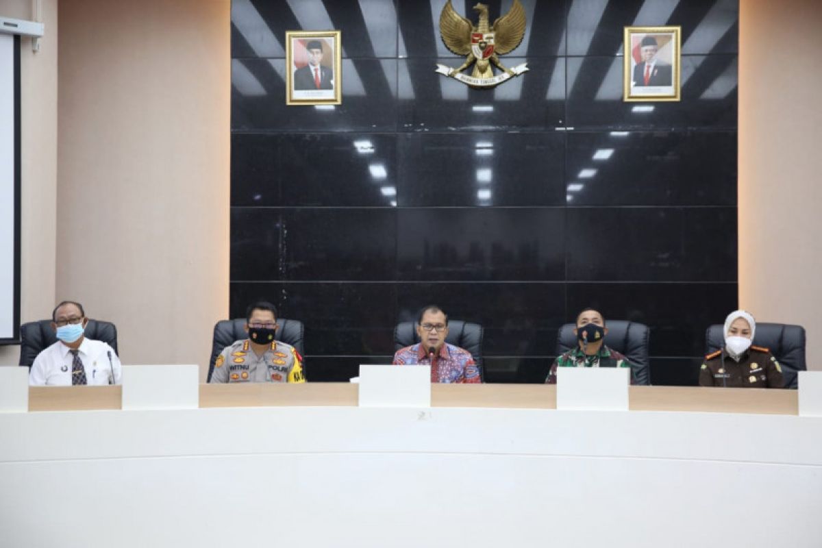 Wali Kota Makassar beserta Forkopimda bahas persiapan Shalat Idul Fitri