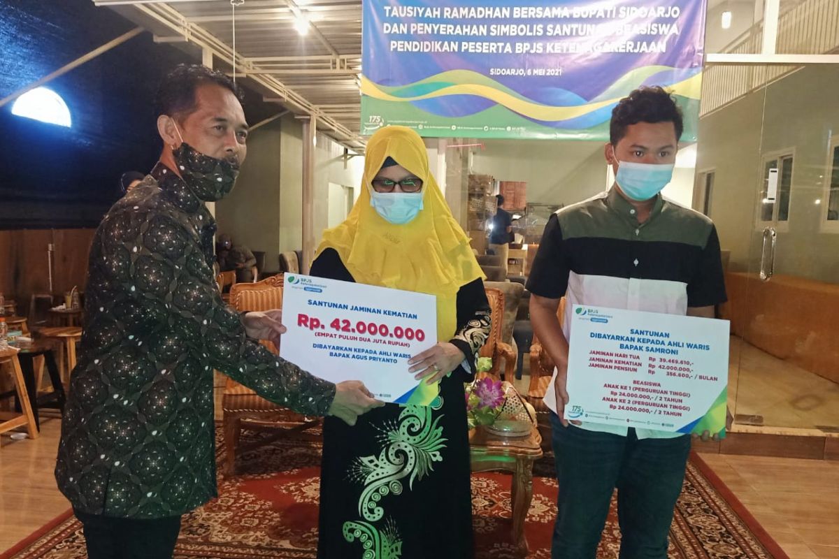 Pemkab Sidoarjo siap bantu sosialisasikan program BPJSKetenagakerjaan