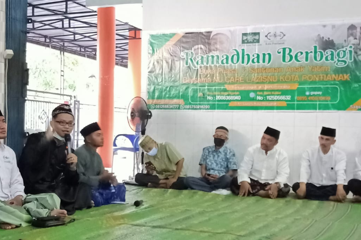 LazisNUKota Pontianak buka bersama dan santuni anak yatim