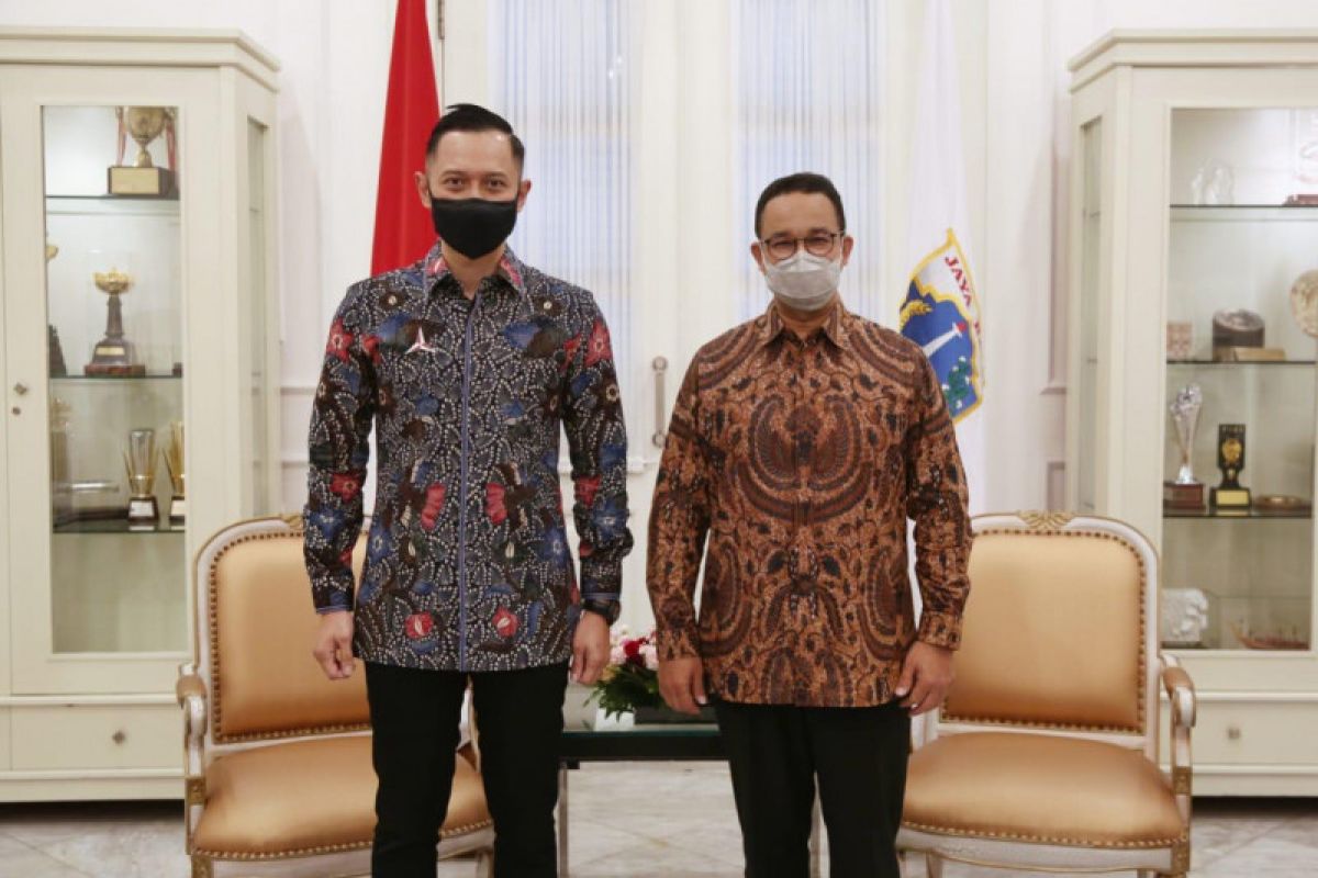 AHY bantah pertemuan dengan Anies  bahas Pilpres 2024