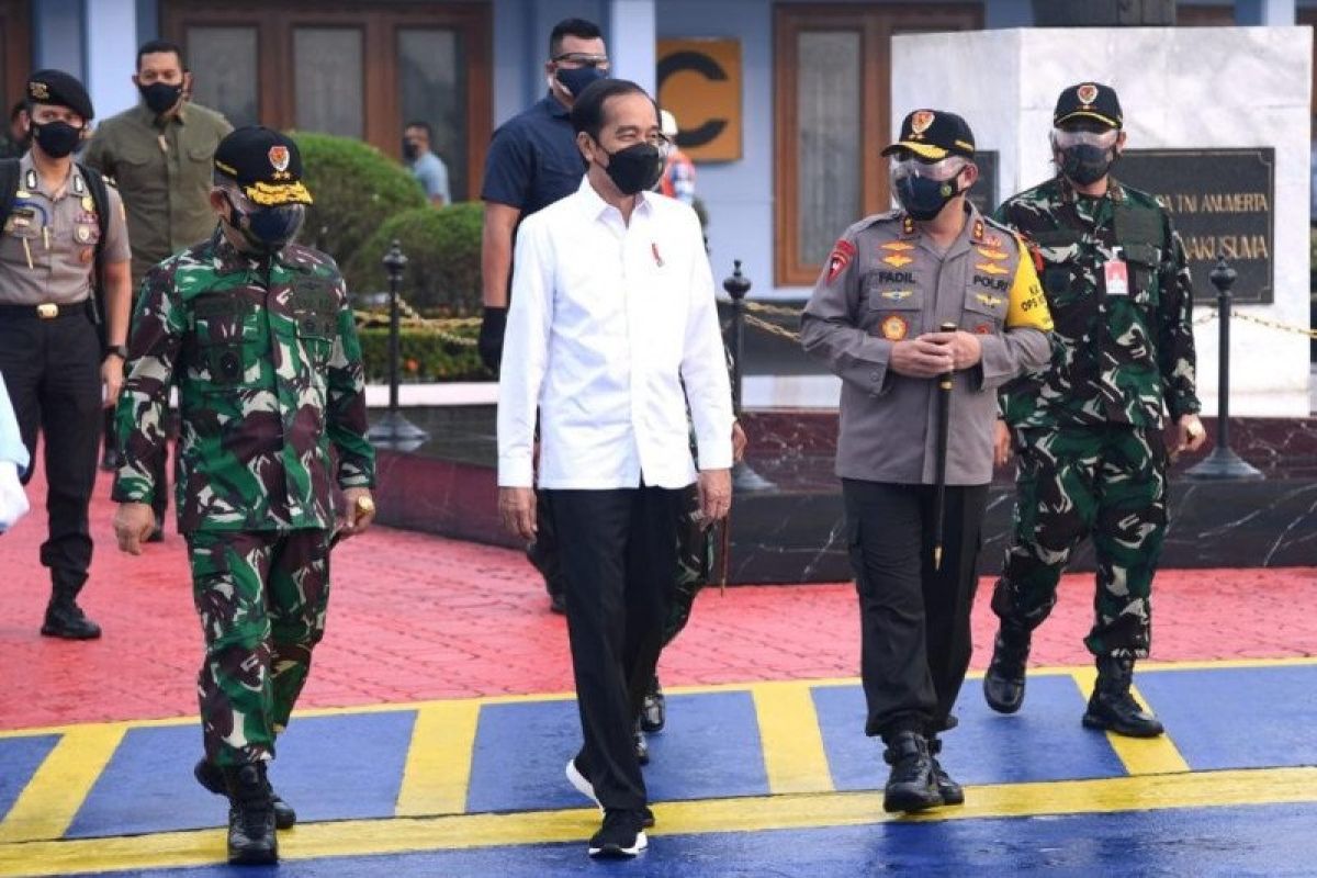 Presiden Joko Widodo lakukan kunjungan kerja ke Jawa Timur