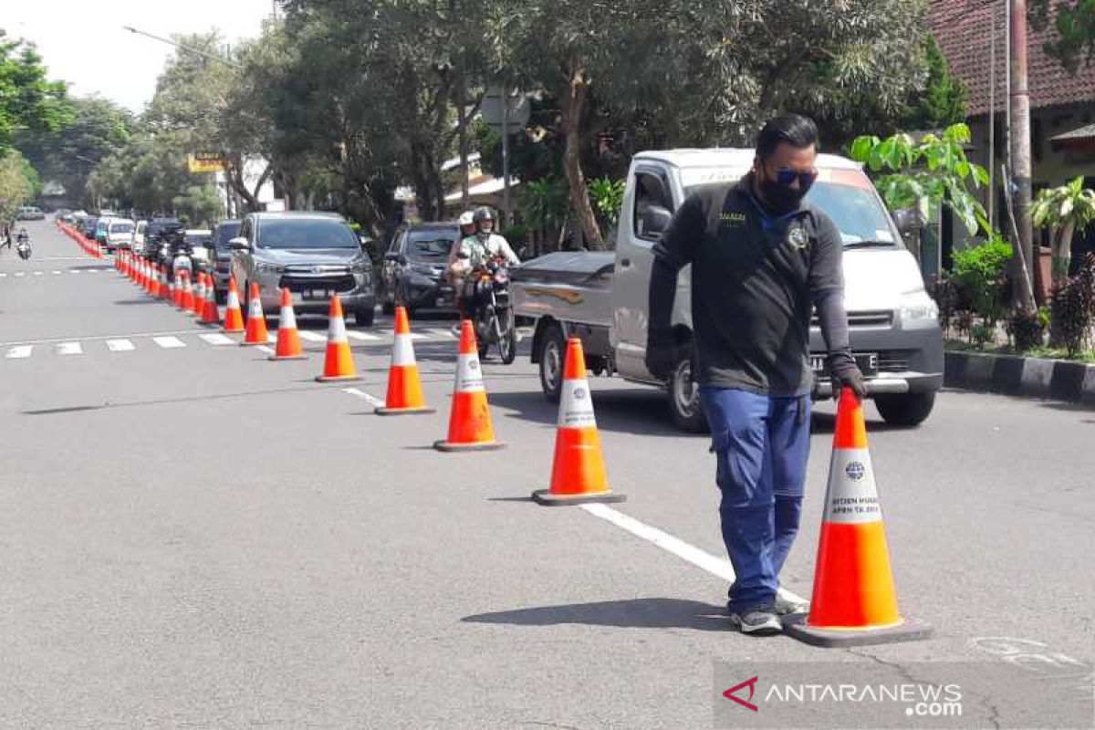 Dishub Rekayasa Lalu Lintas Kurangi Kepadatan Depan Pasar Temanggung