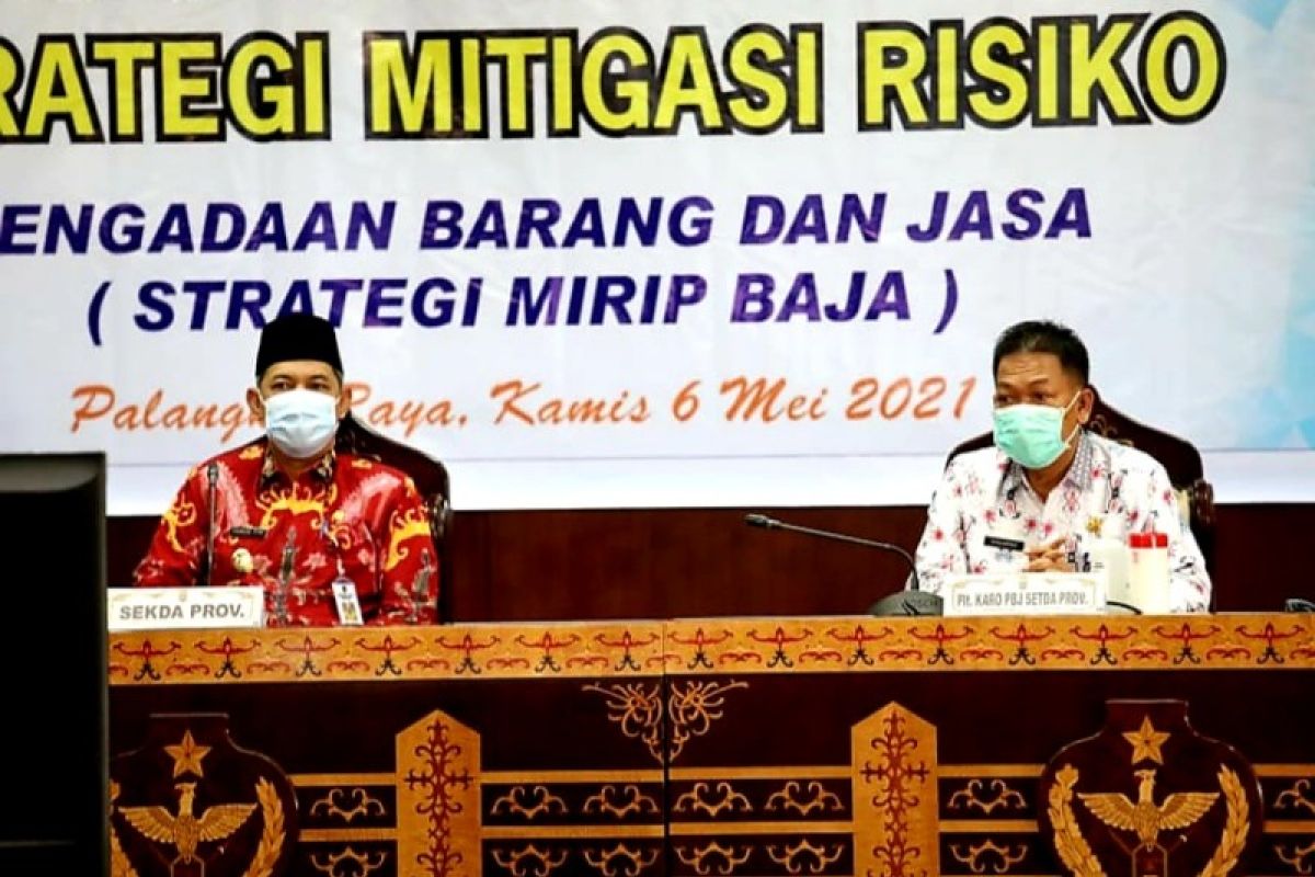 Pemprov Kalteng optimalkan mitigasi risiko pengadaan barang dan jasa