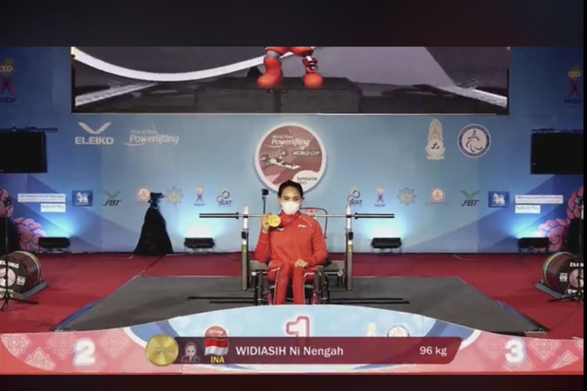 Ni Tengah Widiasih raih emas World Para Powerlifting World Cup 2021