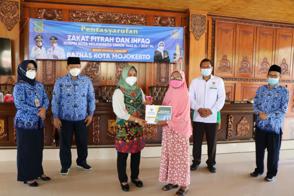 Korpri-Baznas Kota Mojokerto bersinergi salurkan zakat kepada 4.034 mustahik