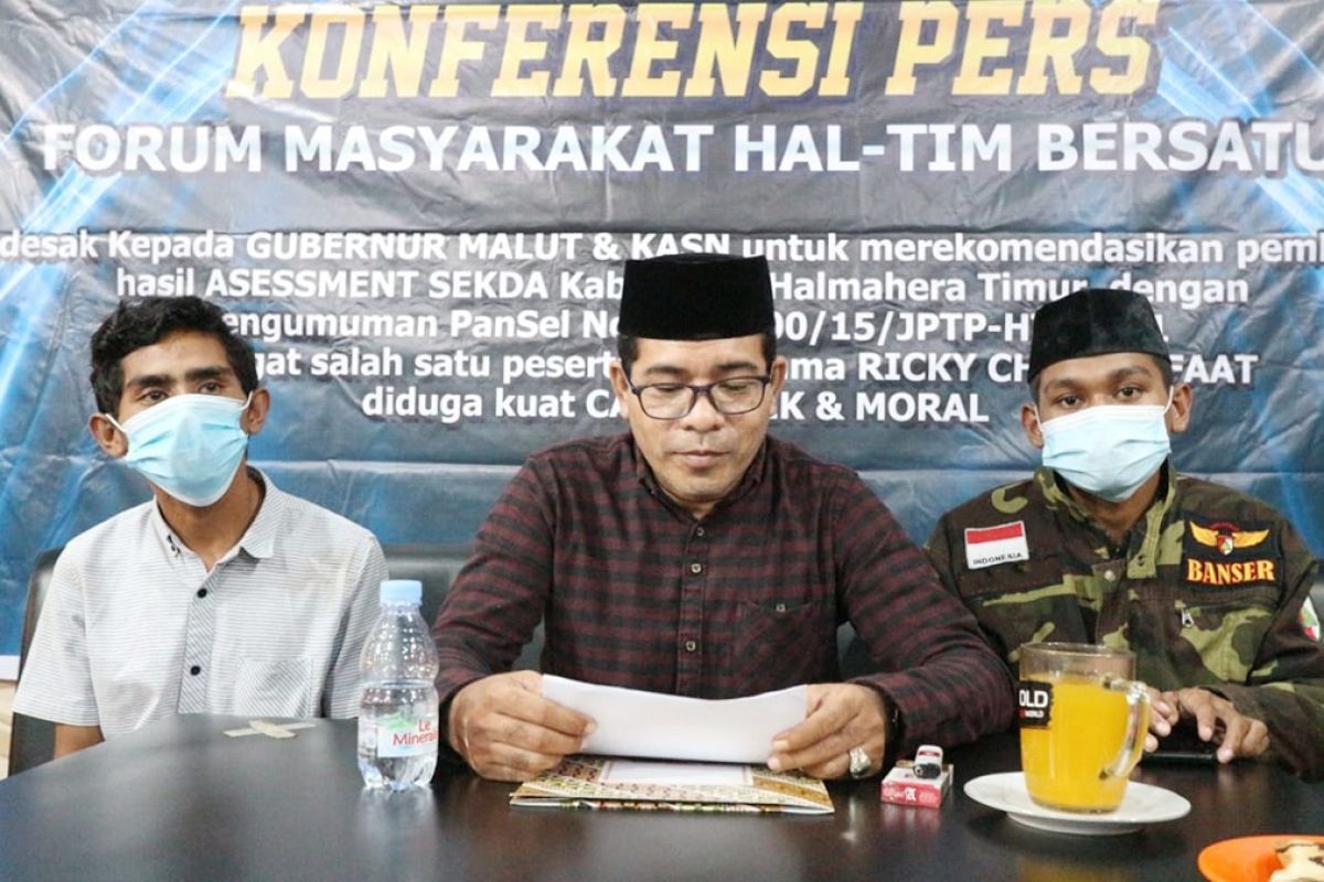 Sejumlah elemen tolak hasil seleksi JPTP Sekda Kabupaten Halmahera Timur