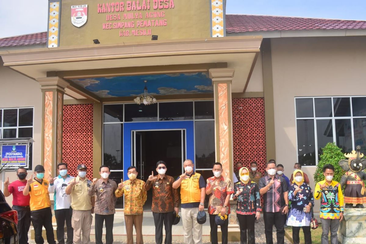 Tim monitoring PPKM Lampung pantau posko COVID-19 hingga tingkat desa