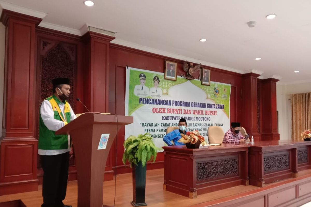 Baznas-Pemkab Parigi Moutong luncurkan program gerakan cinta zakat