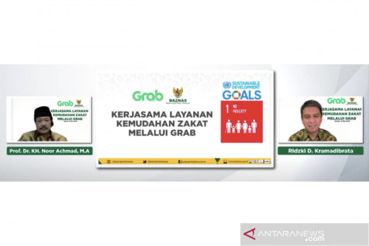 Grab kerja sama dengan BAZNAS hingga LinkAja, dorong ekonomi syariah