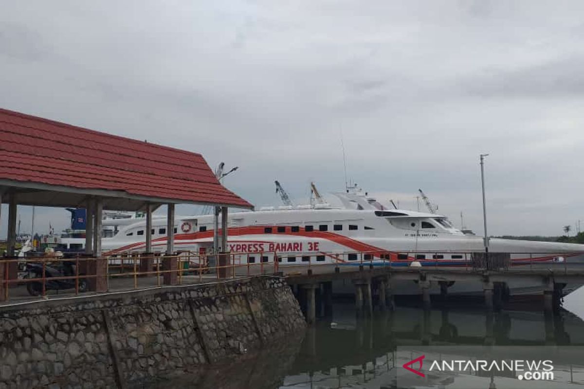 Larangan mudik, Kapal cepat Tanjung Pandan - Pangkal Balam berhenti beroperasi