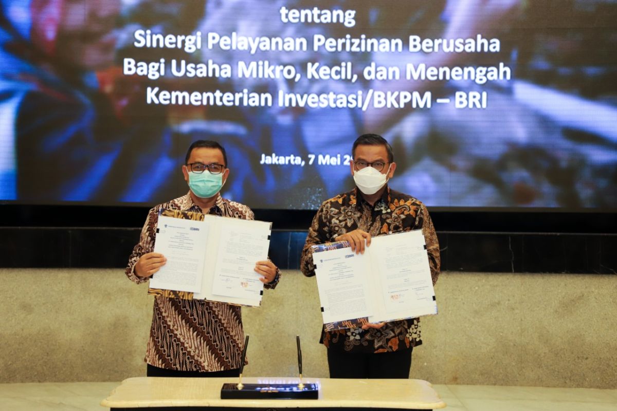 BRI sinergi dengan Kementerian Investasi permudah izin UMKM