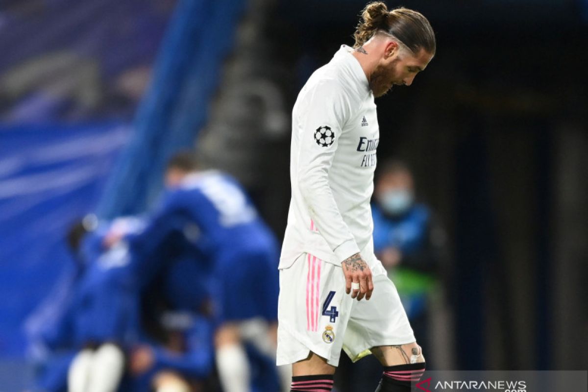 Alami cedera, Ramos kemungkinan telah mainkan laga terakhir di Madrid