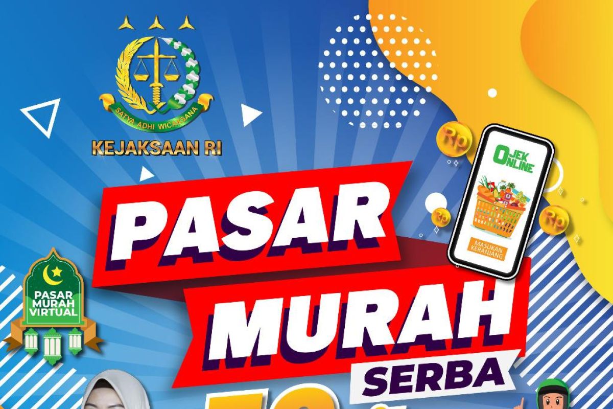 Kejaksaan RI Peduli gelar pasar murah virtual bagi pengemudi Ojol