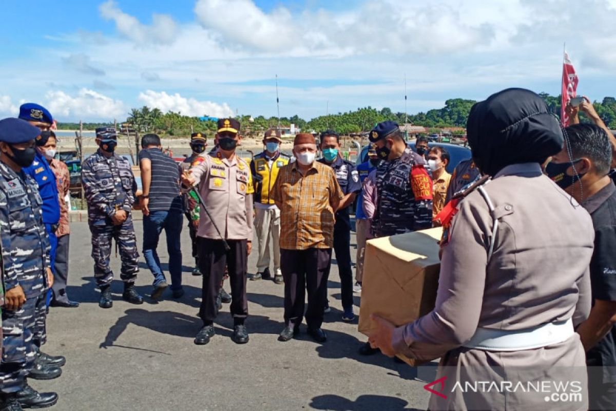 Kapolda Babel cek pelaksanaan pengawasan "pelabuhan tikus" di Mentok