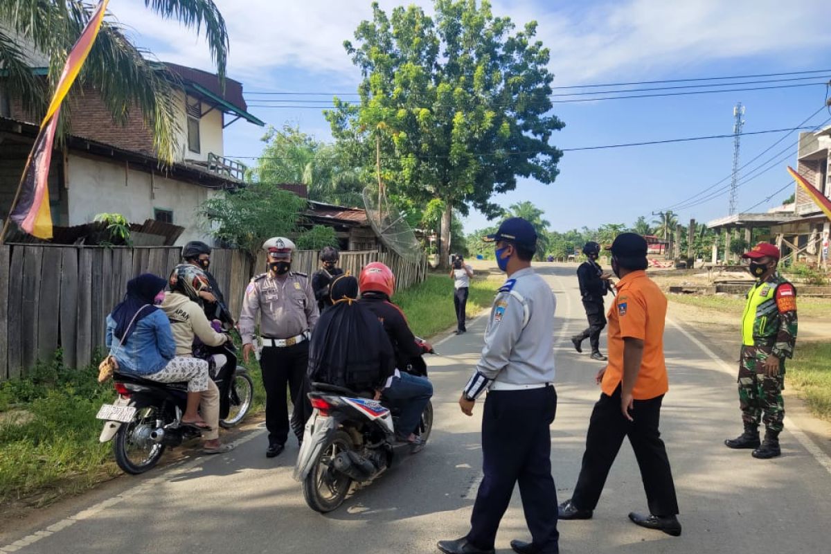 Di perbatasan Dharmasraya-Jambi belum ada pemudik diputar balik