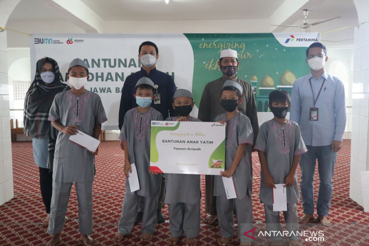 Beri Energi Kebaikan Jelang Idul Fitri, Pertamina Santuni 500 Anak Yatim di Jawa Bagian Barat