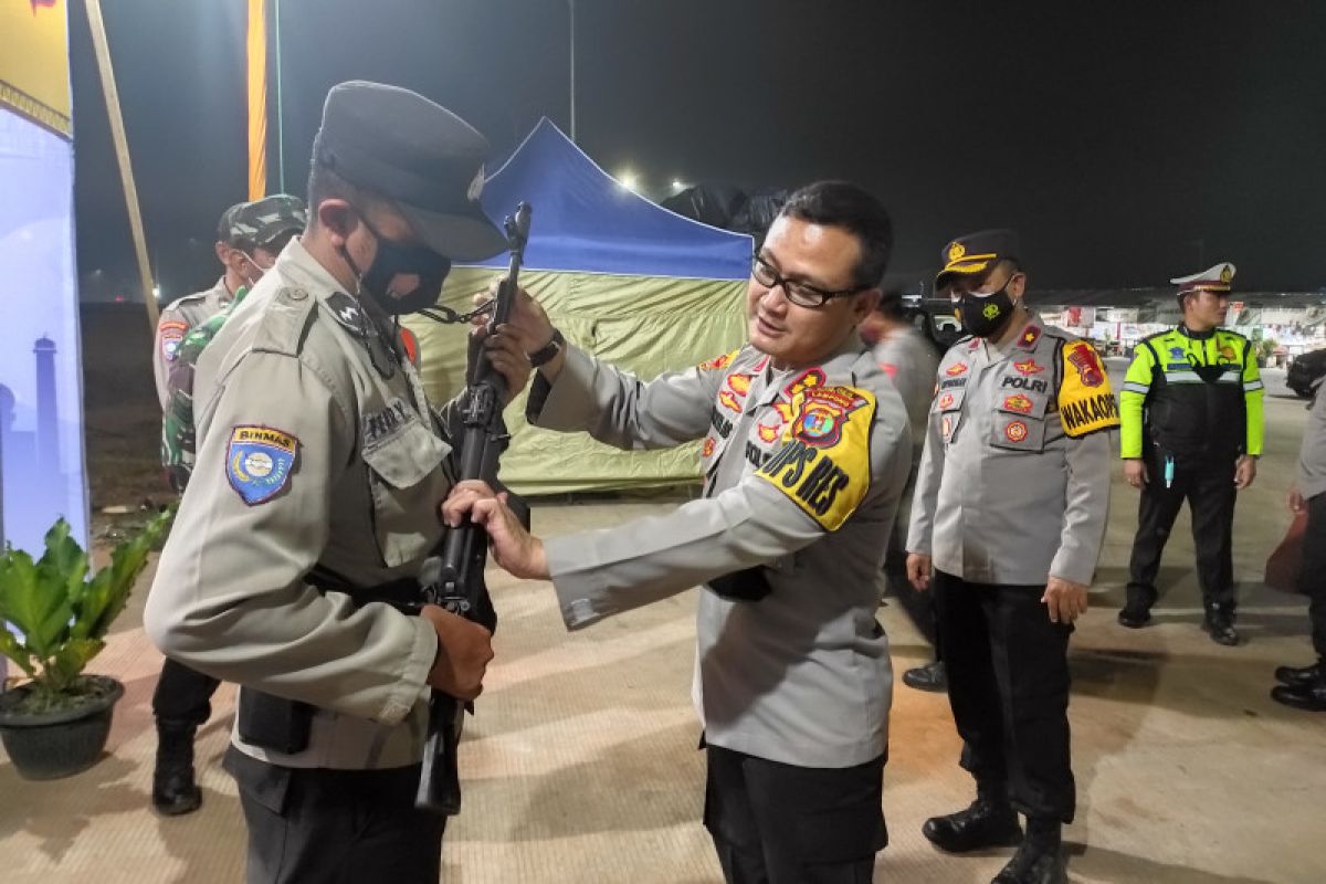Polres Lampung Tengah siapkan 10 pos pengamanan Lebaran