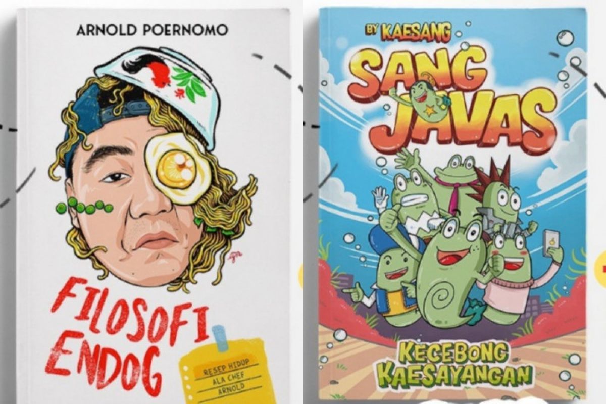 Chef Arnold dan Kaesang Pangarep  rilis buku