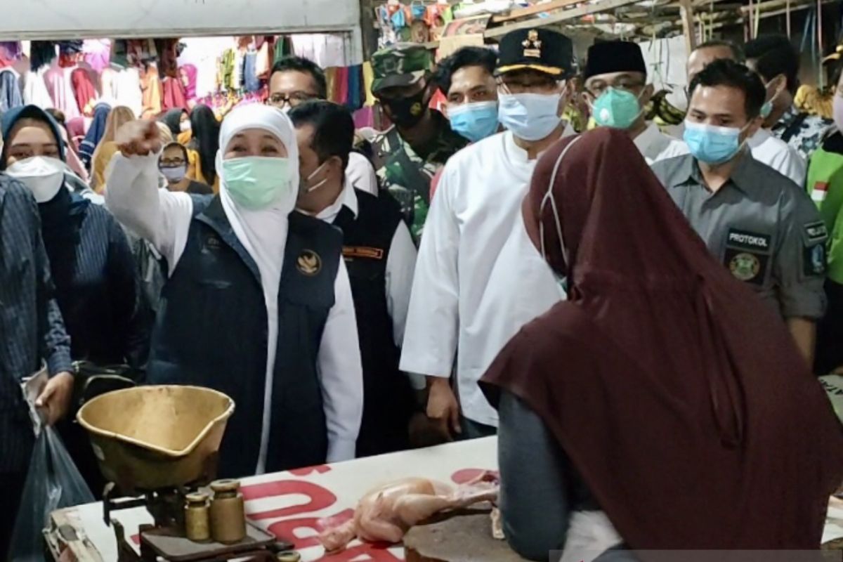 Gubernur Jatim: Tenang "emak-emak" harga kebutuhan pokok stabil