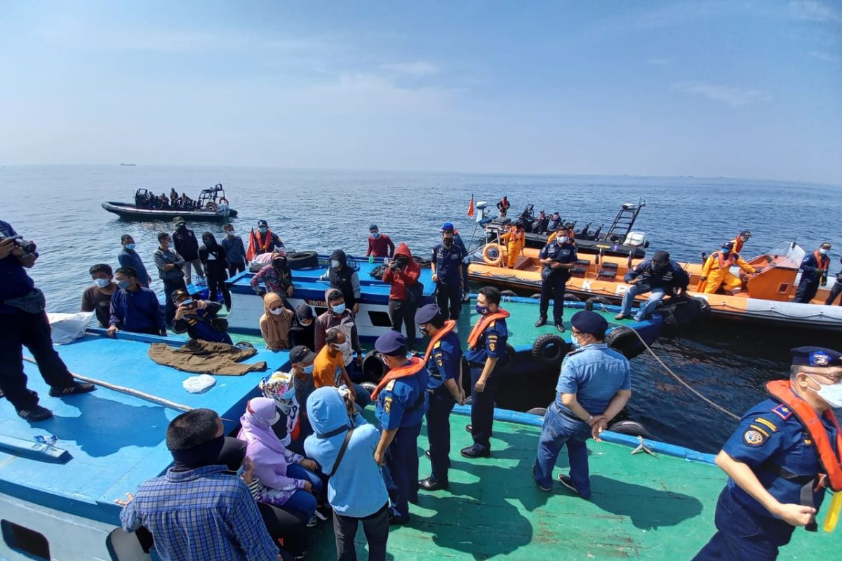 Patroli laut Kemenhub gagalkan pemudik dari Jakarta