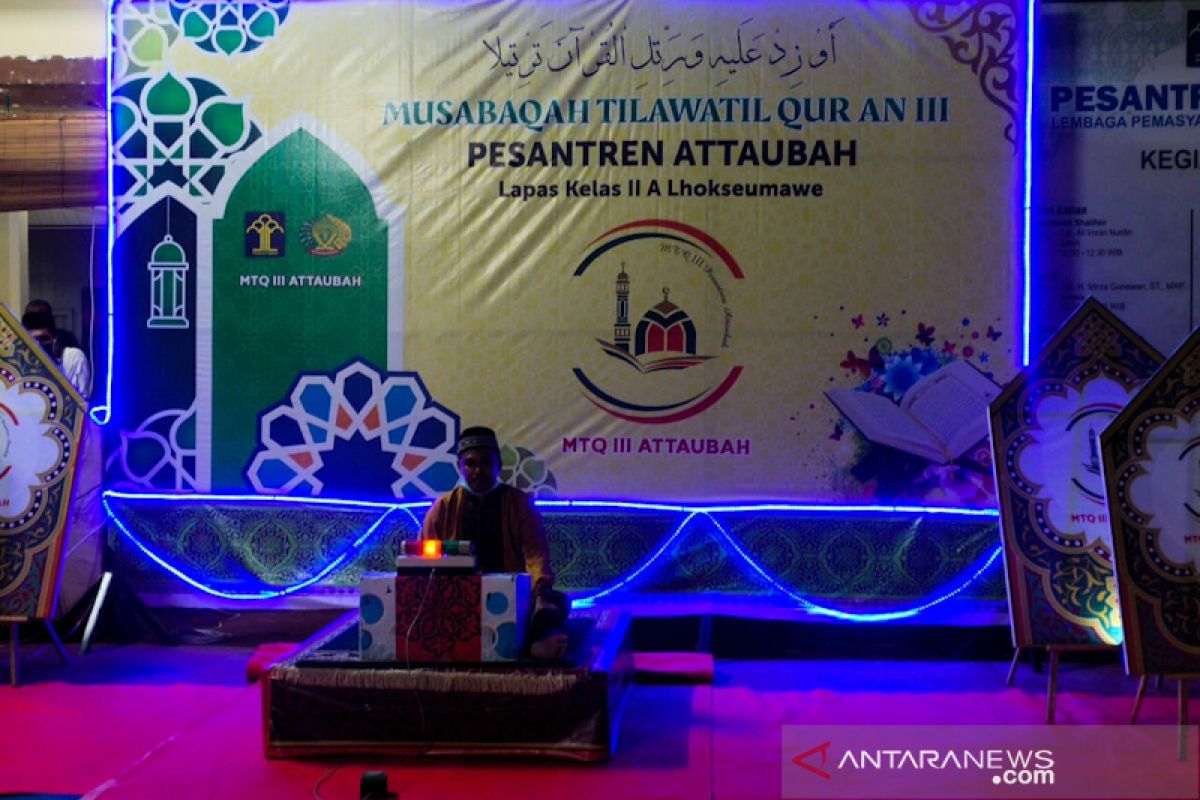 68 narapidana Lapas Lhokseumawe ikut lomba MTQ