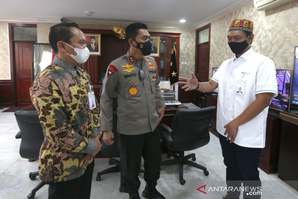 Berkunjung ke Aceh, Komisaris BSI silaturrahmi dengan Kapolda Aceh