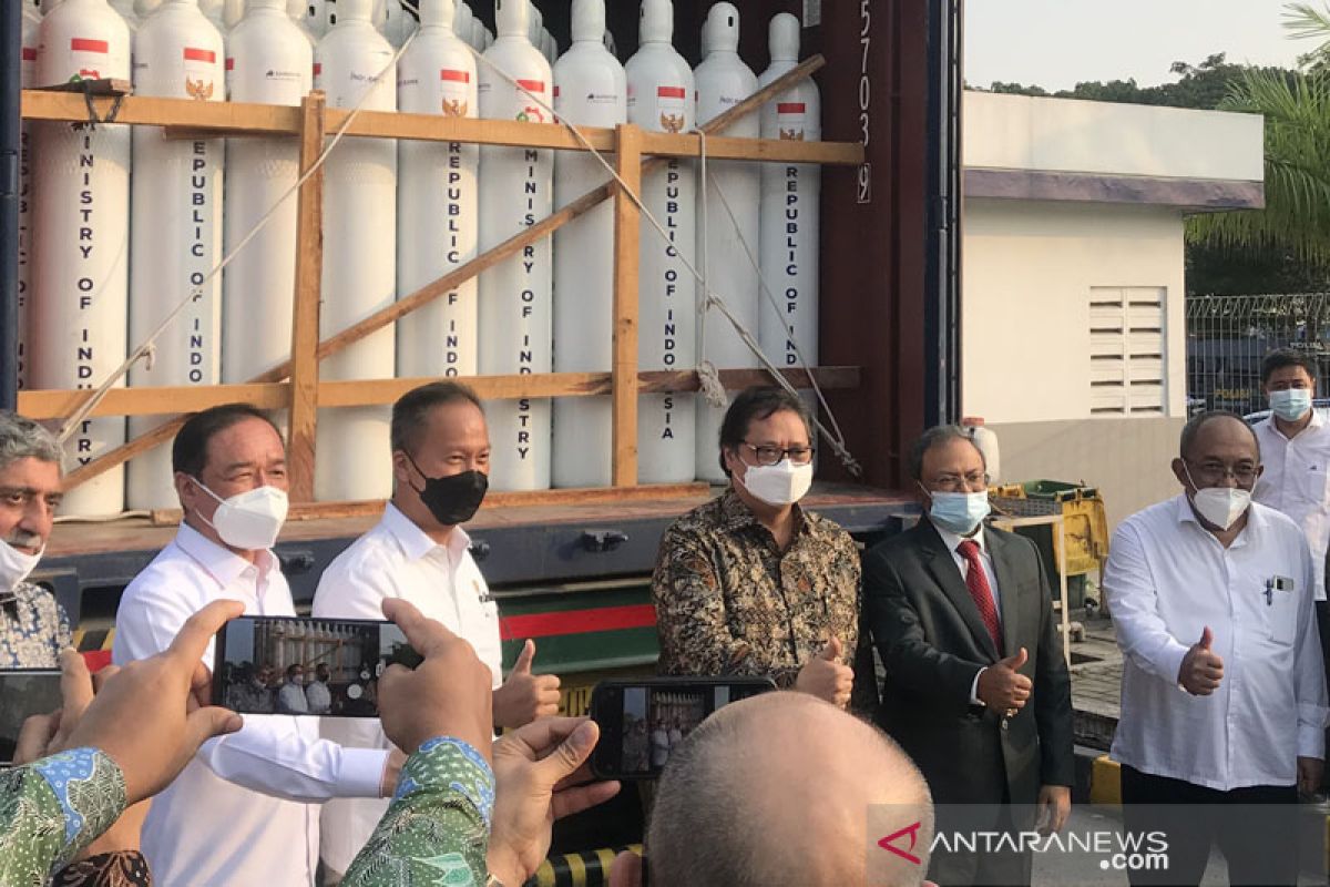 Airlangga sebut bantuan oksigen ke India tak ganggu pasokan nasional