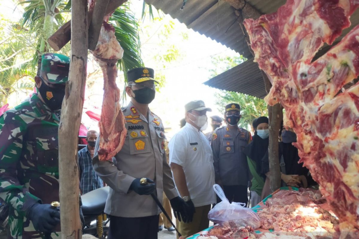 Gubernur Babel pantau harga sembako di Pasar Mentok