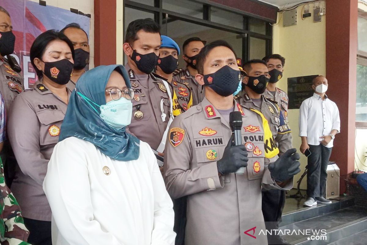 Kapolres Bogor ingatkan warga soal kasus COVID-19 di India