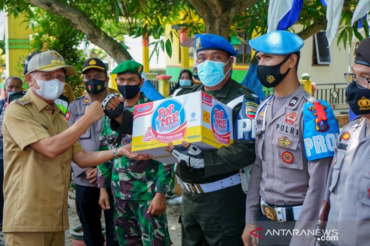 Bupati Asahan bersama Forkopimda tinjau pos penyekatan mudik