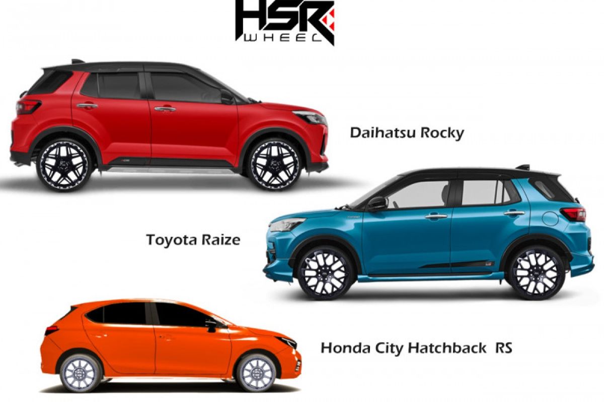 HSR Wheels luncurkan velg untuk Rocky, Raize dan City Hatchback