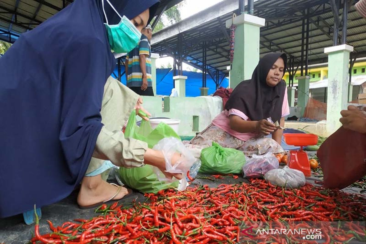 Harga bumbu dapur di Subulussalam stabil, cabai merah Rp30 ribu per kilogram