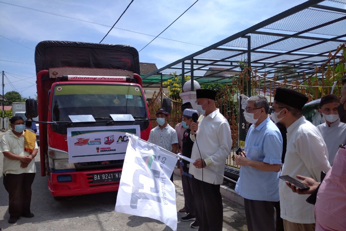 ACT Sumbar kirimkan 10 ton pangan dan logistik ke Mentawai