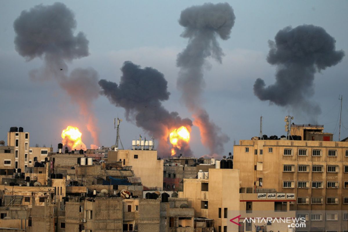 Sebanyak 35 warga Palestina tewas di Gaza, 3 di Israel, saat serangan meningkat