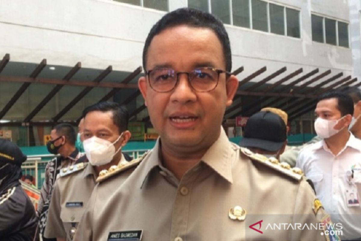 Anies jelaskan penutupan sementara Pasar Tanah Abang merupakan siklus