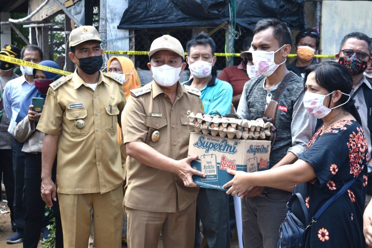 Pemkab berikan bantuan awal untuk korban kebakaran di Mela Tapteng