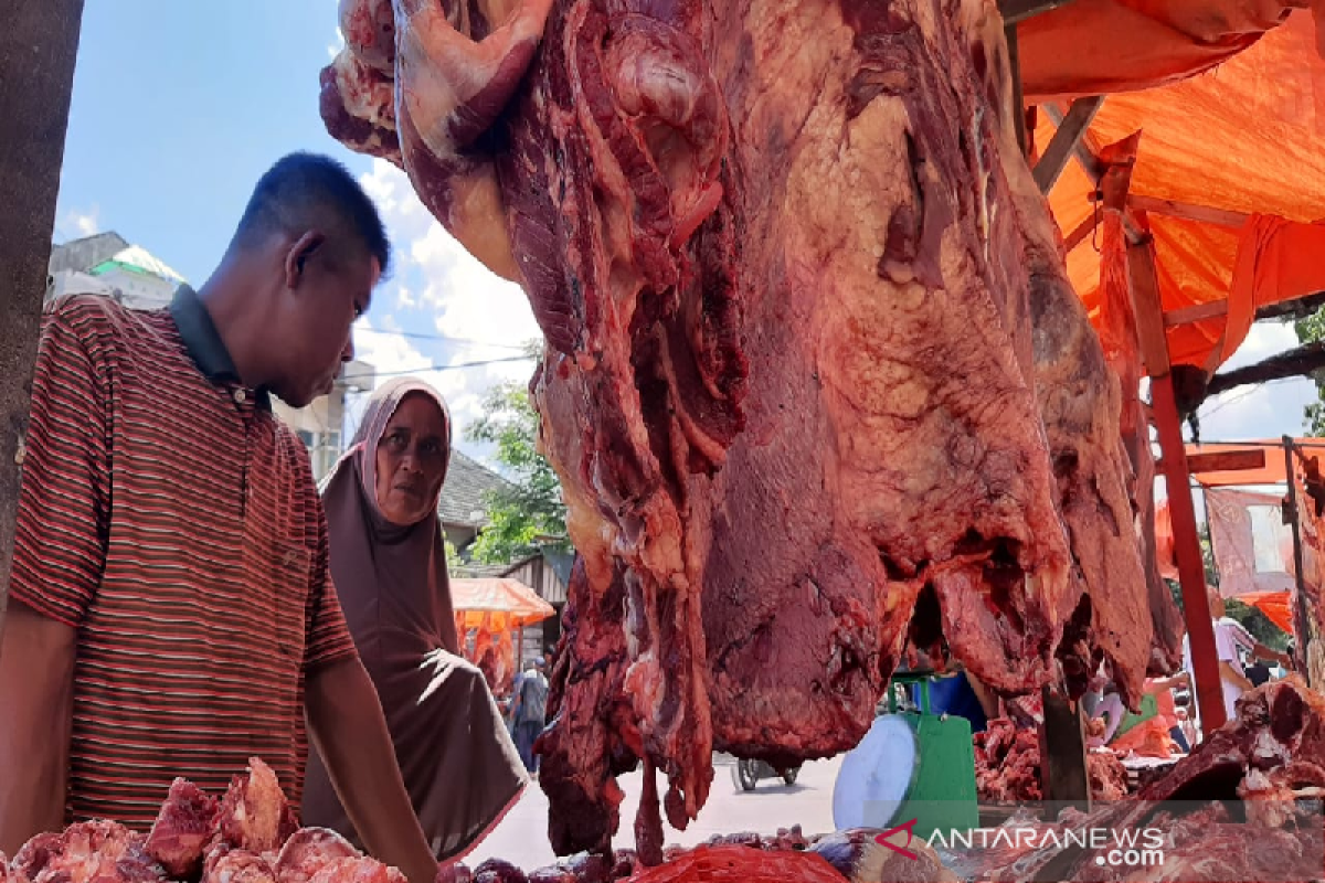 Harga daging meugang Idul Fitri di Banda Aceh Rp 170 per kilogram