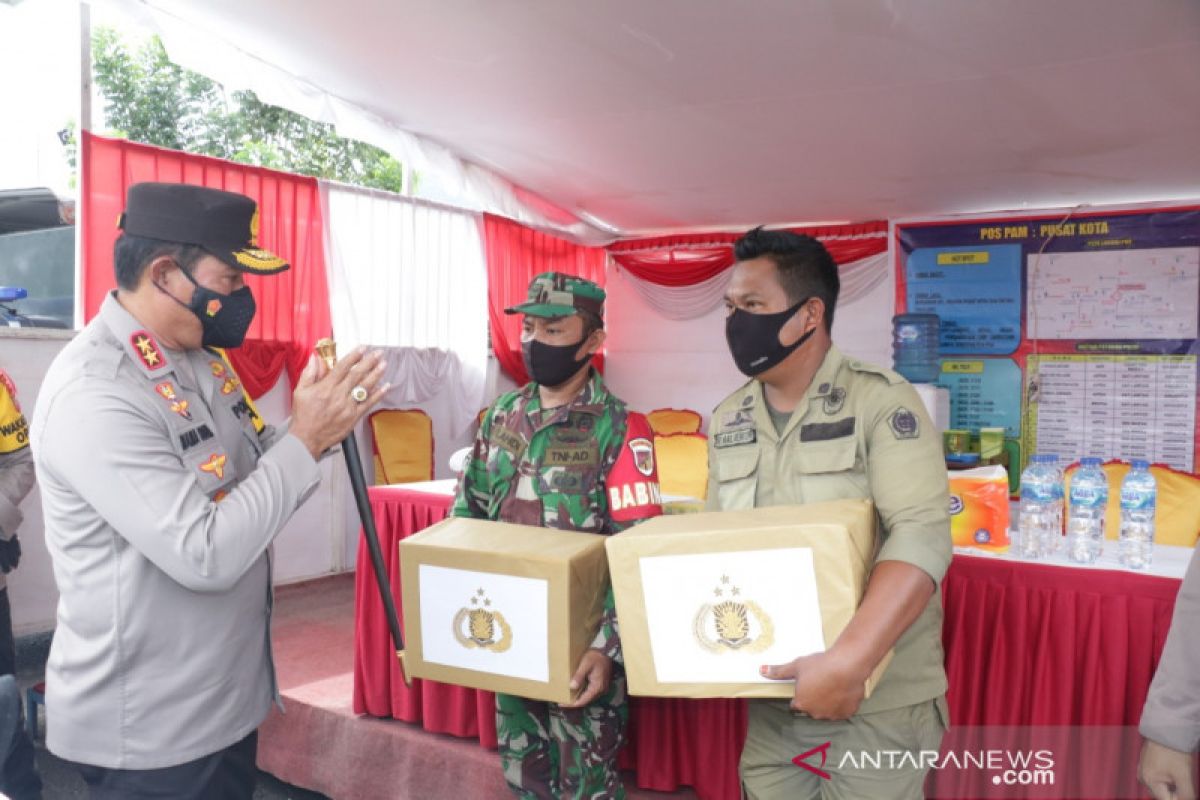 Kapolda Sulut cek pelaksanaan Operasi Ketupat Samrat di Bitung