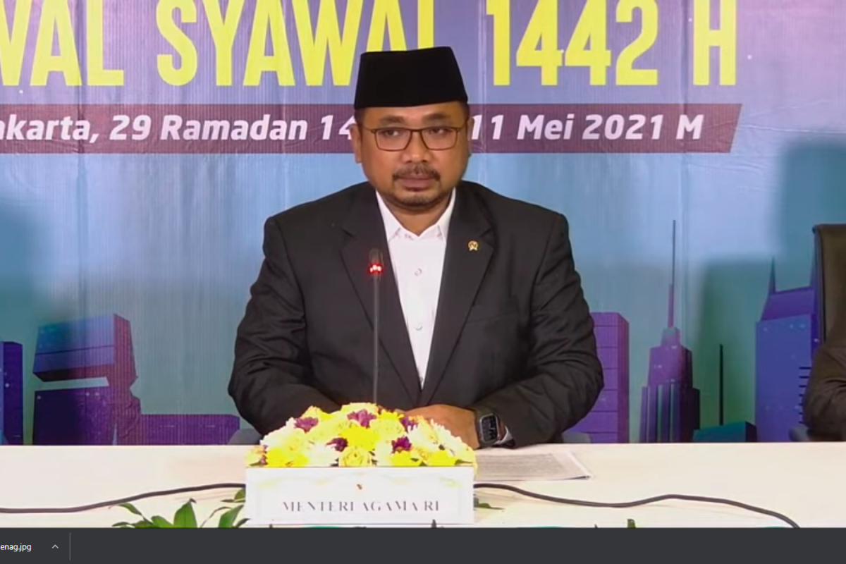 Idul Fitri 1442 Hijriyah jatuh pada Kamis 13 Mei