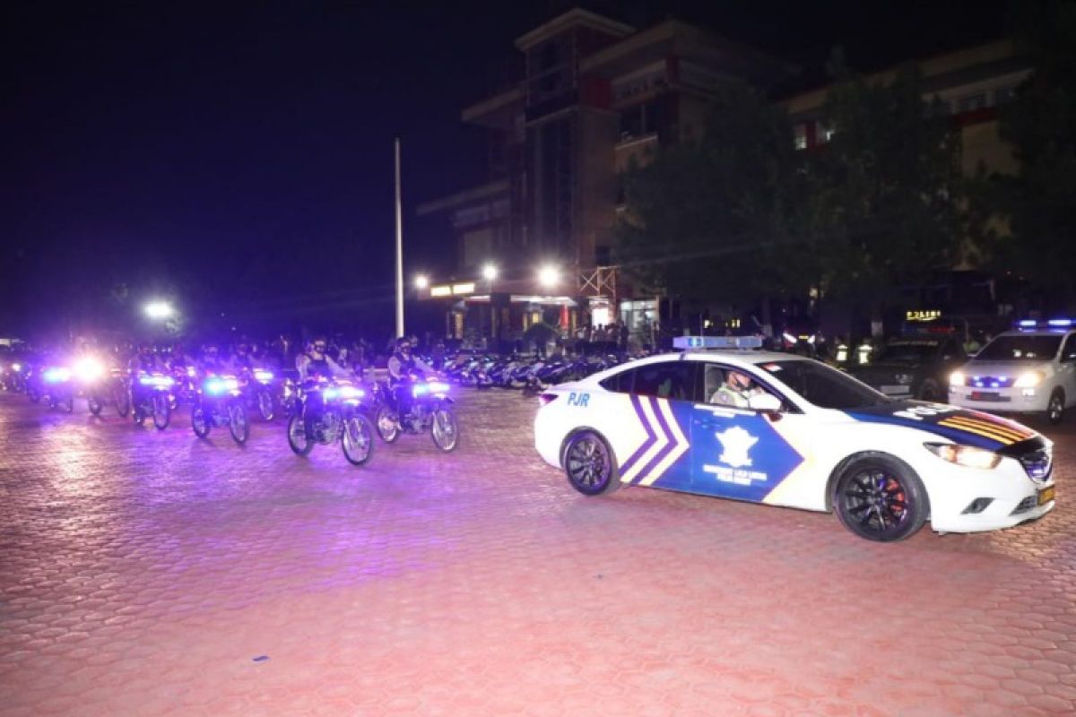 Petugas patroli antisipasi takbiran keliling di Medan