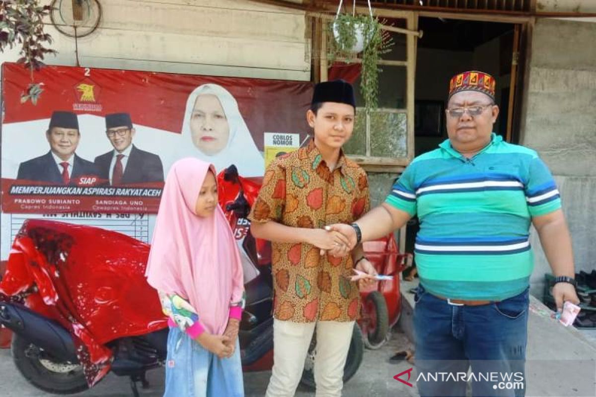 Memasuki Idul Fitri, IKNR Aceh Barat santuni yatim