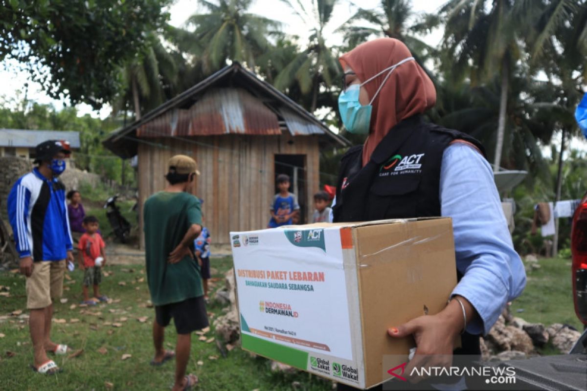 ACT salurkan paket lebaran dan zakat fitrah di Sulteng