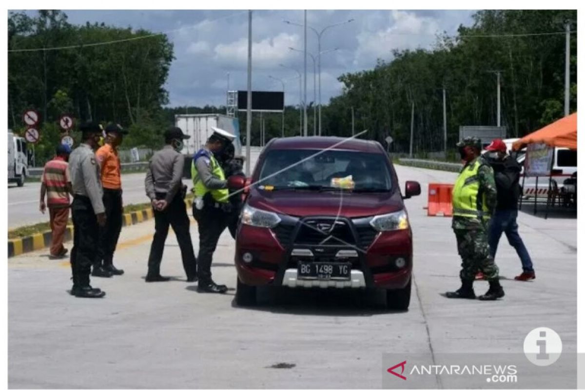 Polda Lampung telah periksa 26.622 unit kendaraan pada Operasi Ketupat