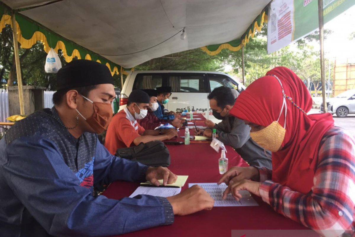 Penerimaan zakat di Masjid Raya Mujahidin Pontianak turun dampak pandemi